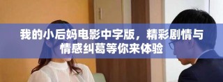 我的小后媽電影中字版，精彩劇情與情感糾葛等你來(lái)體驗(yàn)