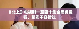 《北上》電視劇一至四十集全網(wǎng)免費(fèi)看，精彩不容錯(cuò)過(guò)