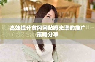 高效提升黃岡網(wǎng)站曝光率的推廣策略分享