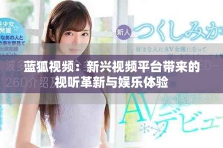 藍(lán)狐視頻：新興視頻平臺帶來的視聽革新與娛樂體驗(yàn)