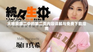 大地資源二中的第二頁內(nèi)容詳解與免費(fèi)下載指南