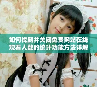 如何找到并關閉免費網(wǎng)站在線觀看人數(shù)的統(tǒng)計功能方法詳解