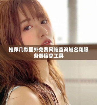 推薦幾款國(guó)外免費(fèi)網(wǎng)站查詢域名和服務(wù)器信息工具