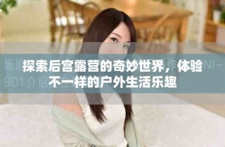 探索后宮露營(yíng)的奇妙世界，體驗(yàn)不一樣的戶(hù)外生活樂(lè)趣
