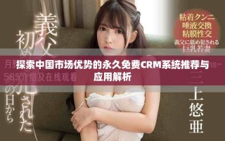 探索中國(guó)市場(chǎng)優(yōu)勢(shì)的永久免費(fèi)CRM系統(tǒng)推薦與應(yīng)用解析