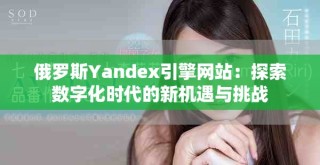 俄羅斯Yandex引擎網(wǎng)站：探索數(shù)字化時代的新機遇與挑戰(zhàn)