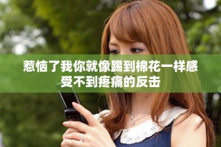 惹惱了我你就像踢到棉花一樣感受不到疼痛的反擊