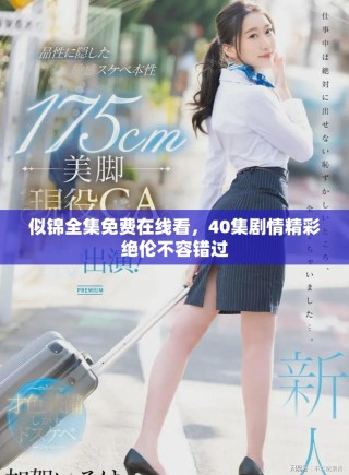似錦全集免費在線看，40集劇情精彩絕倫不容錯過