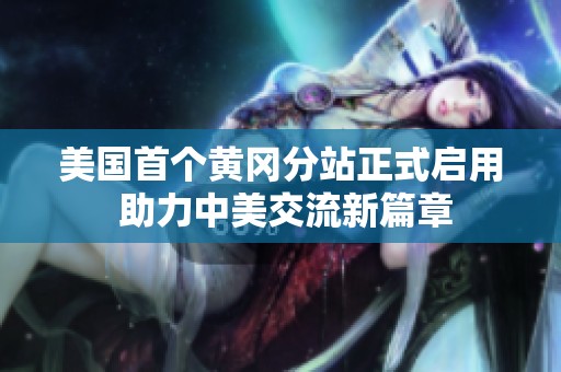 美國(guó)首個(gè)黃岡分站正式啟用 助力中美交流新篇章