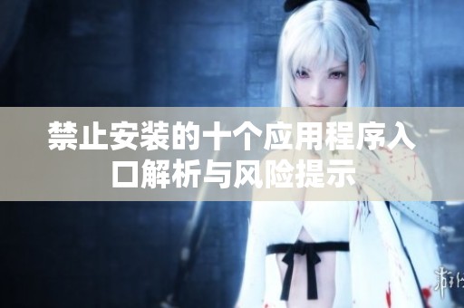 禁止安裝的十個(gè)應(yīng)用程序入口解析與風(fēng)險(xiǎn)提示