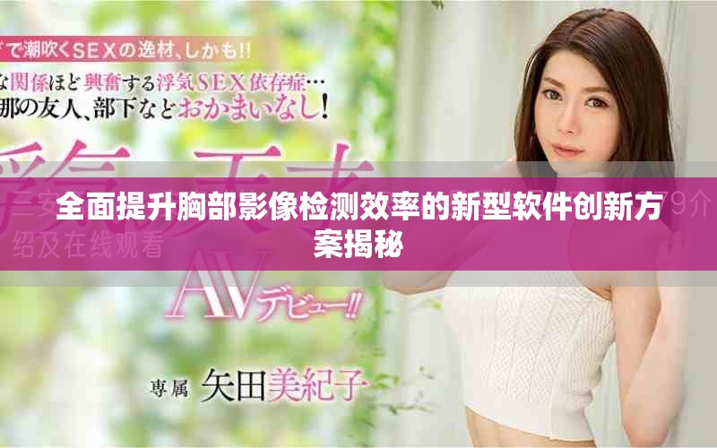 全面提升胸部影像檢測效率的新型軟件創(chuàng)新方案揭秘