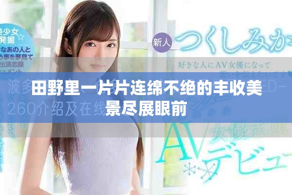 田野里一片片連綿不絕的豐收美景盡展眼前