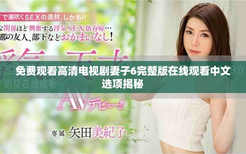免費觀看高清電視劇妻子6完整版在線觀看中文選項揭秘