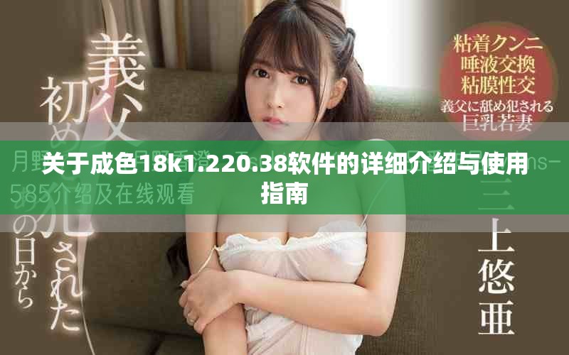 關(guān)于成色18k1.220.38軟件的詳細(xì)介紹與使用指南