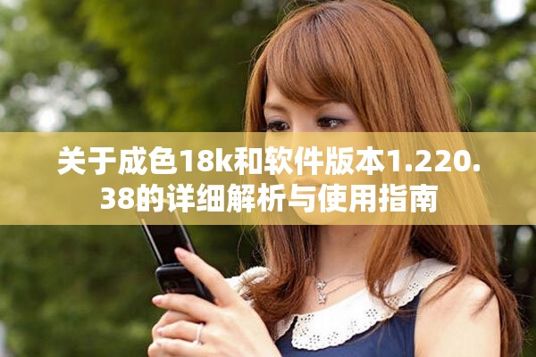 關于成色18k和軟件版本1.220.38的詳細解析與使用指南