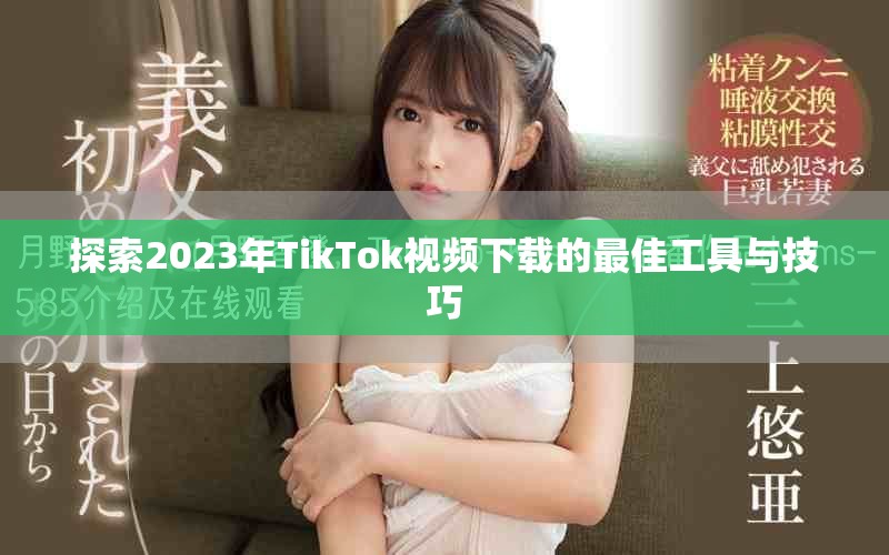 探索2023年TikTok視頻下載的最佳工具與技巧