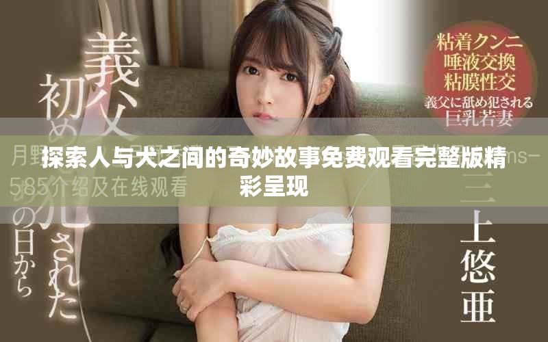探索人與犬之間的奇妙故事免費(fèi)觀看完整版精彩呈現(xiàn)