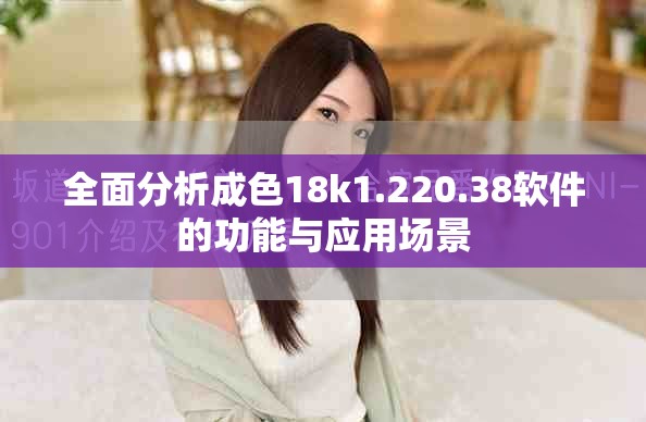 全面分析成色18k1.220.38軟件的功能與應(yīng)用場景