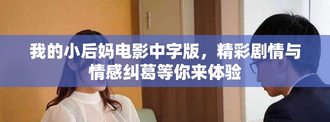 我的小后媽電影中字版，精彩劇情與情感糾葛等你來體驗(yàn)