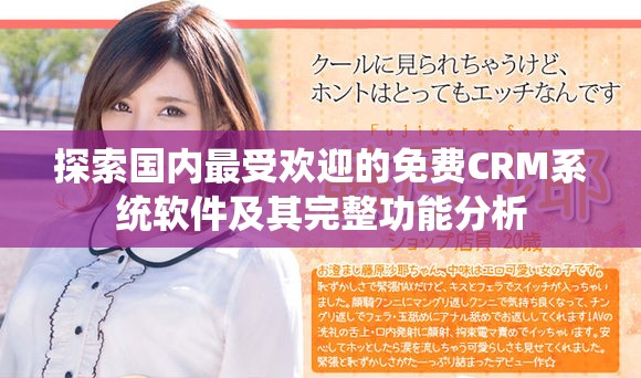 探索國內最受歡迎的免費CRM系統(tǒng)軟件及其完整功能分析