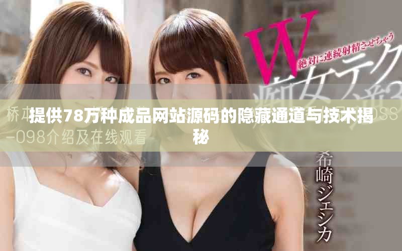 提供78萬種成品網(wǎng)站源碼的隱藏通道與技術(shù)揭秘