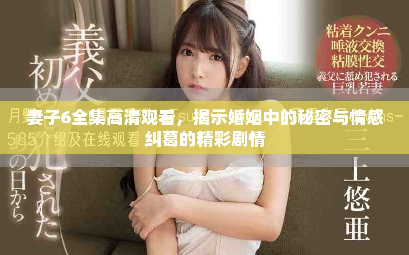 妻子6全集高清觀看，揭示婚姻中的秘密與情感糾葛的精彩劇情