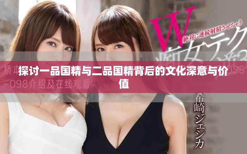 探討一品國精與二品國精背后的文化深意與價(jià)值