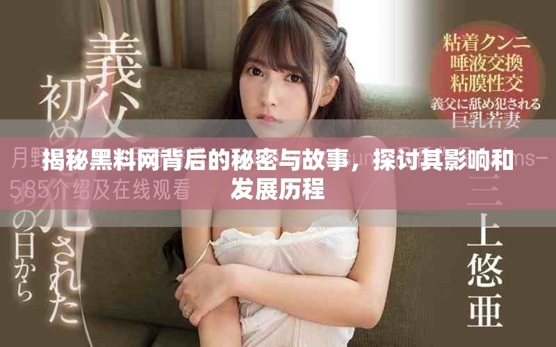 揭秘黑料網(wǎng)背后的秘密與故事，探討其影響和發(fā)展歷程