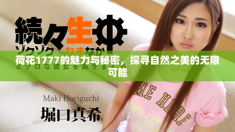 荷花1777的魅力與秘密，探尋自然之美的無限可能