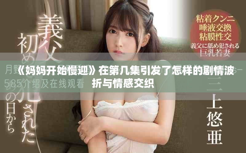 《媽媽開始慢迎》在第幾集引發(fā)了怎樣的劇情波折與情感交織